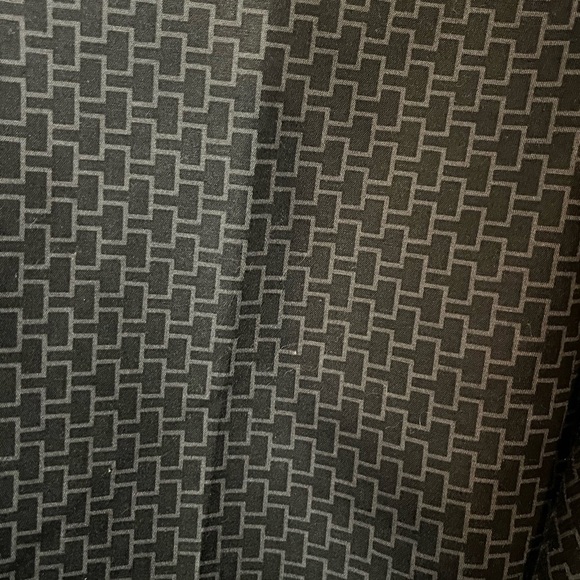 Crosby Del Ray Printed Ankle Pants Black Gray Geometric Size 10 - Picture 4 of 7